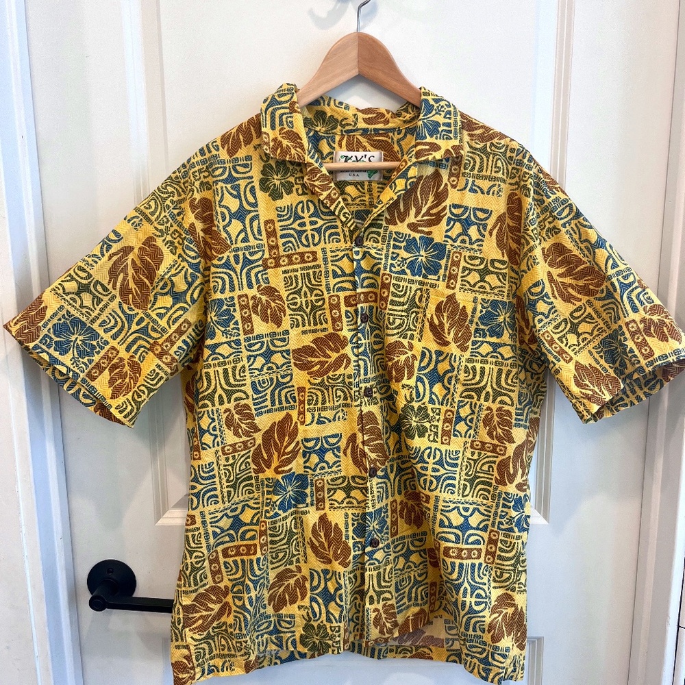 Ky's Aloha Shirt Men Size Large